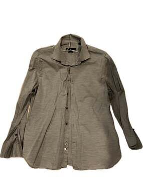 John Varvatos Gray Dress Shirt Mens L 16.5/32-33